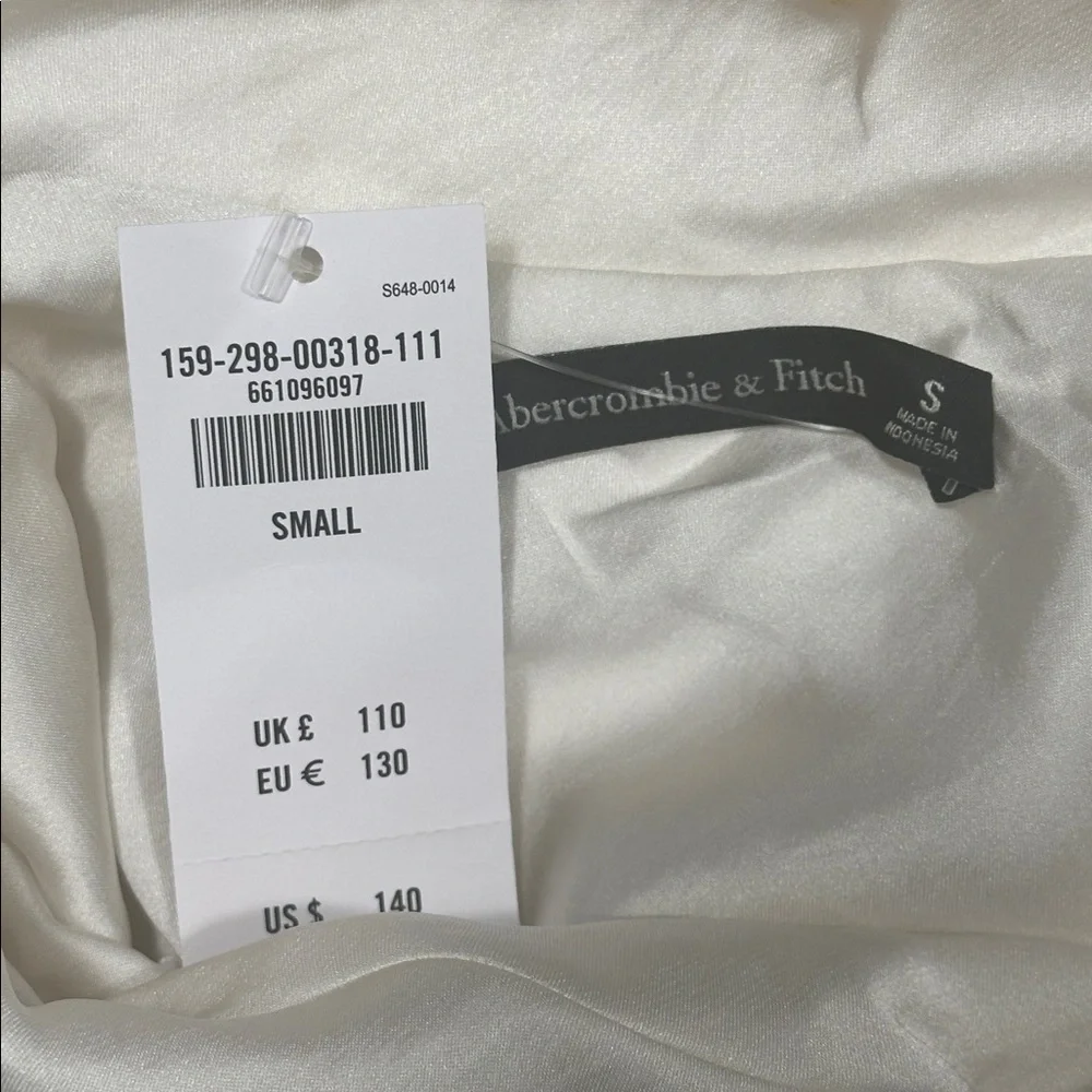 NWT Abercrombie & Fitch Cowl Neck Draped Maxi Dress Sz S - Picture 6 of 9